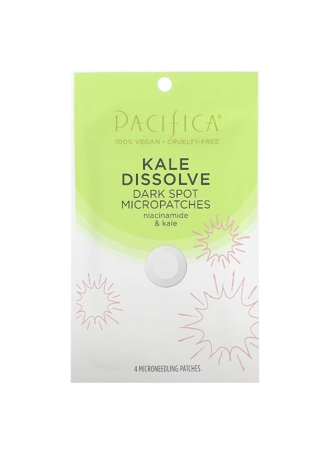 Pacifica Pacifica, Kale Dissolve, Dark Spot Micropatches, 4 Microneedling Patches  - Image 1