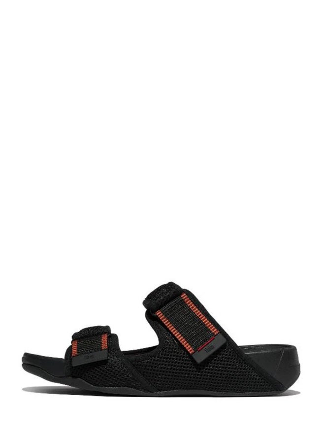 فيت فلوب 049-873 Fitflop Mens Sandals Gogh Moc Adjustible Water-Resistant  E7H-D31 Black - Image 1