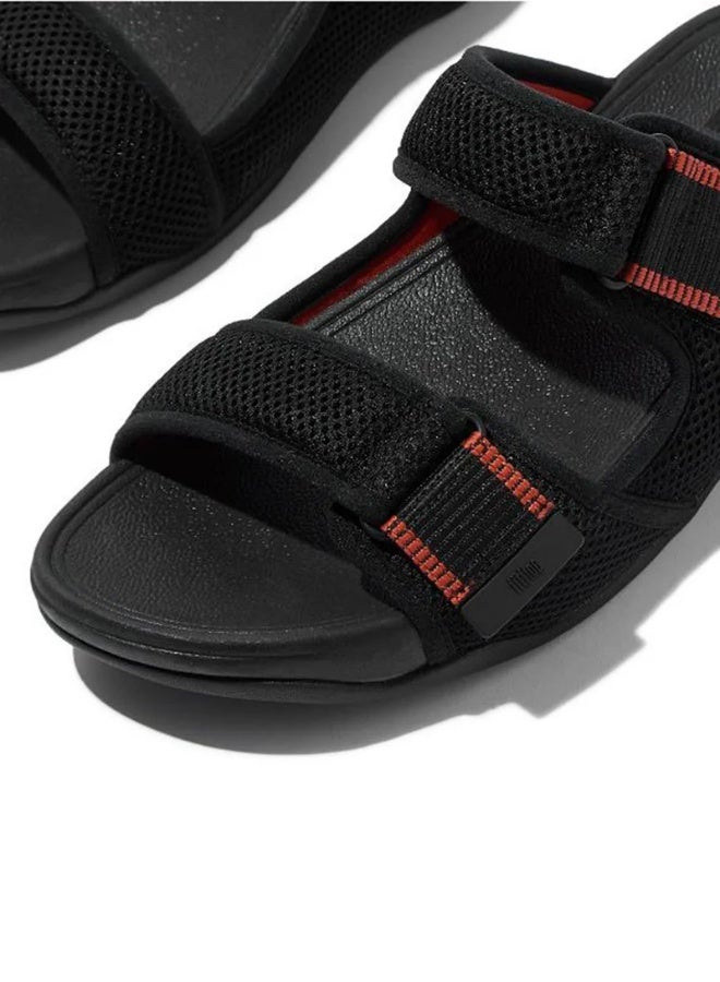فيت فلوب 049-873 Fitflop Mens Sandals Gogh Moc Adjustible Water-Resistant  E7H-D31 Black - Image 3
