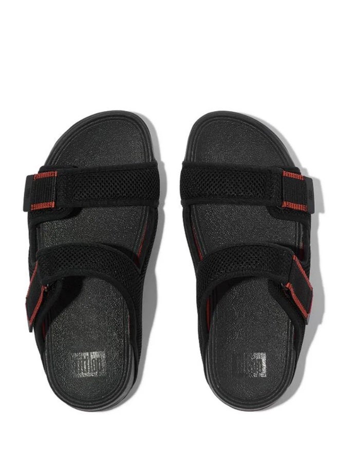فيت فلوب 049-873 Fitflop Mens Sandals Gogh Moc Adjustible Water-Resistant  E7H-D31 Black - Image 4
