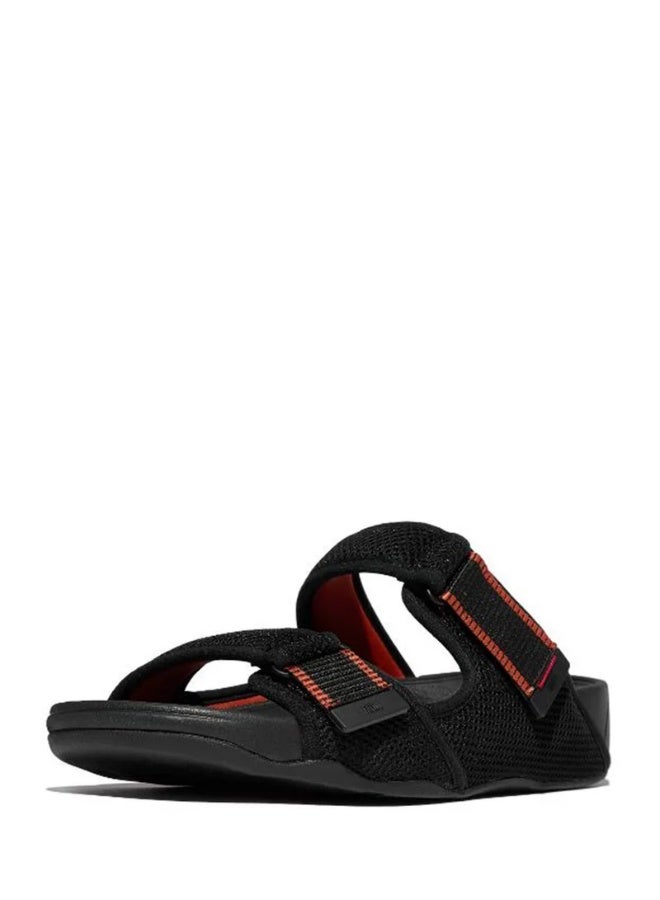 فيت فلوب 049-873 Fitflop Mens Sandals Gogh Moc Adjustible Water-Resistant  E7H-D31 Black - Image 2