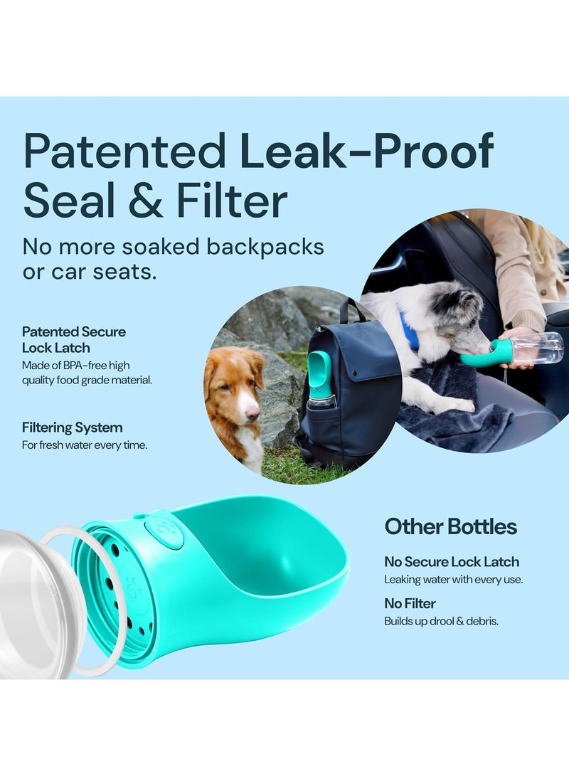 عام زجاجة ماء الكلب خفيفة الوزن مانعة للتسرب المحمولة السفر الكلب موزع مياه - Image 2