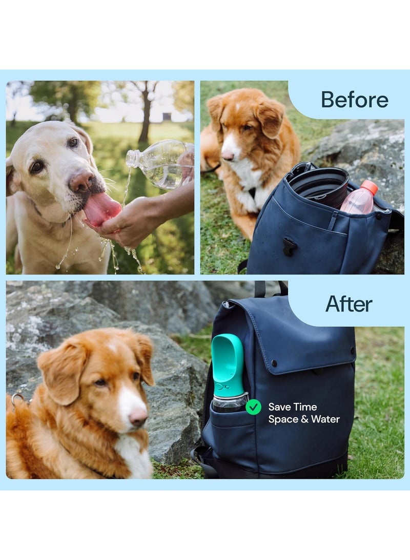 عام زجاجة ماء الكلب خفيفة الوزن مانعة للتسرب المحمولة السفر الكلب موزع مياه - Image 5