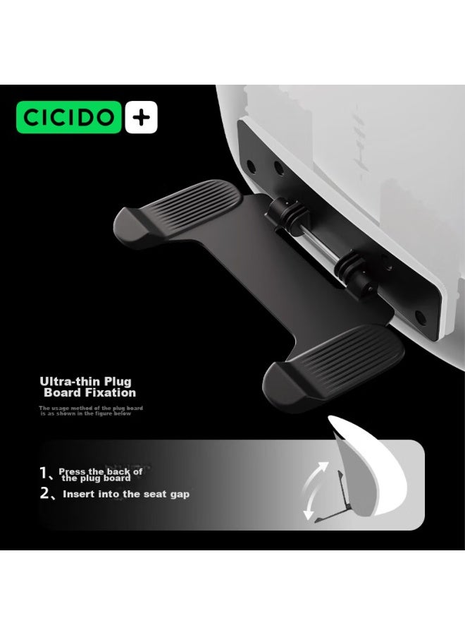 Cicido Double-layer Car Headrest And Lumbar Support Set, Neck Pillow, Seat Cushion, Waist Pad, Back Support, Driving Pillow, Lumbar Support - Image 2