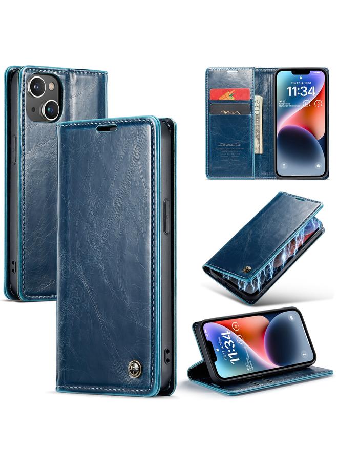 Case For iPhone 14 Plus 003 Crazy Horse Texture Leather Phone Case