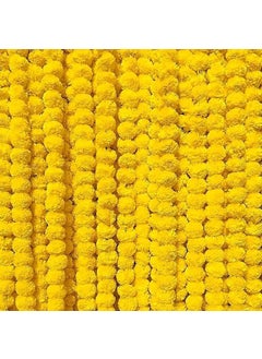 SP SELLPLUS Sellplus Backdrop Setup for Mehndi haldi Marrige Pooja ganpati Home Decoration Combo of Marigold Strings Set 16  - Image 3