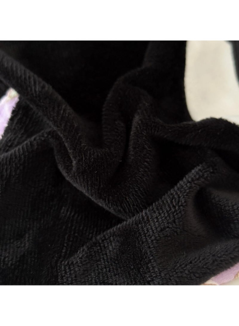 general Kawaii Pillowcase, Cotton Girl Black Pillowcase, Cute Pillowcase, Cute Girl Plush Pillowcase for Dormitory/Decorating Bedroom/Living Room - Image 5