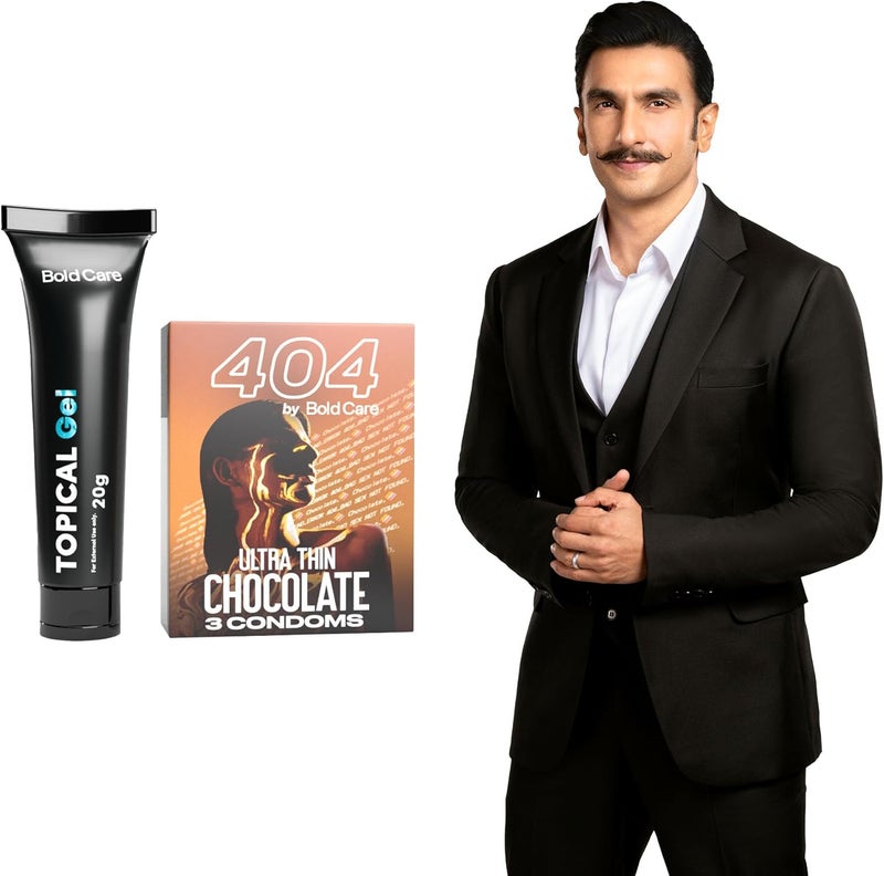 Bold Care EXTEND Gel and Chocolate Flavored Condoms Combo - Image 1