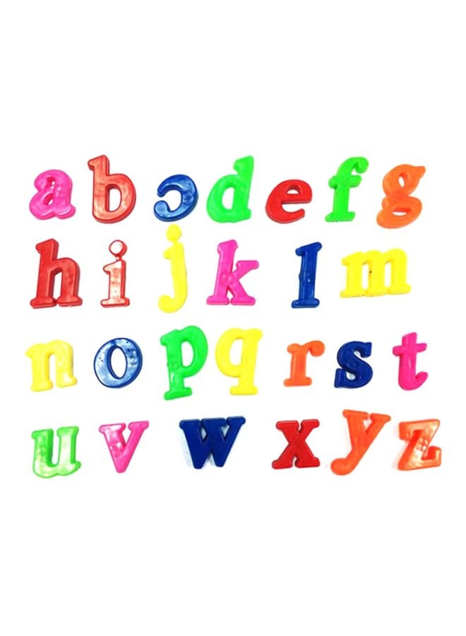 26 Piece Lower/Upper Case Alphabet Letters Fridge Magnet