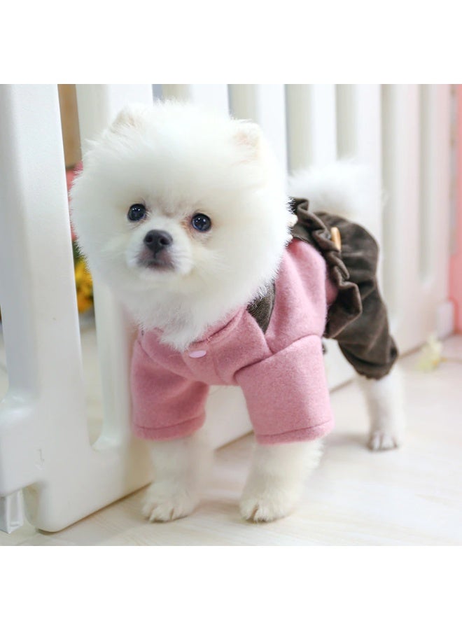 Sweet Cathy Pet Cat Dog Jumpsuit Apparel Clothes Strap Skirt Cute Clothing Costume Overall Jumper - Image 3