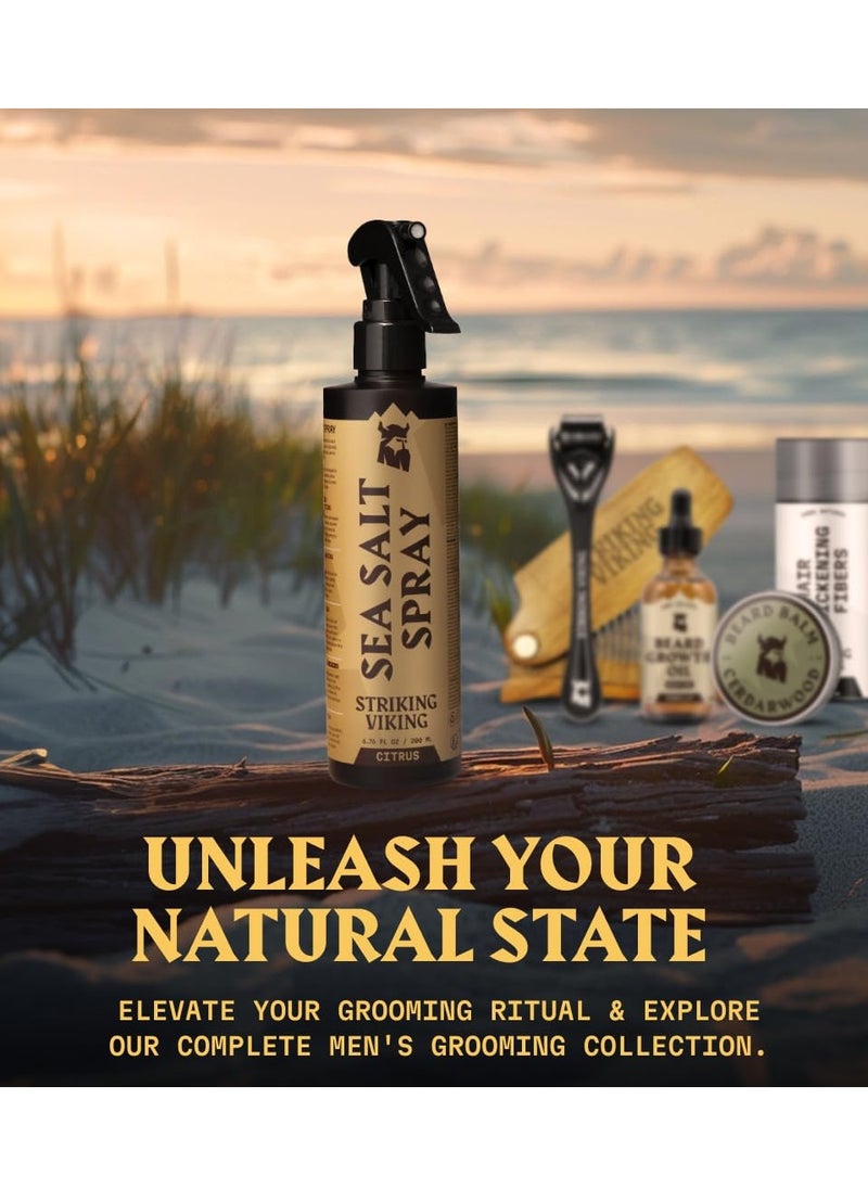 Striking Viking Sea Salt Spray for Men, Citrus Scent, Hair Texturizing Spray - Volumizing, Curl Enhancing, Shape & Hold, 6.76 fl Oz, Paraben Free, Made in Germany - pzsku/Z65EA59F27A1309789487Z/45/_/1732539700/beda509d-de4b-4abd-afa8-8c609f8d6e5d