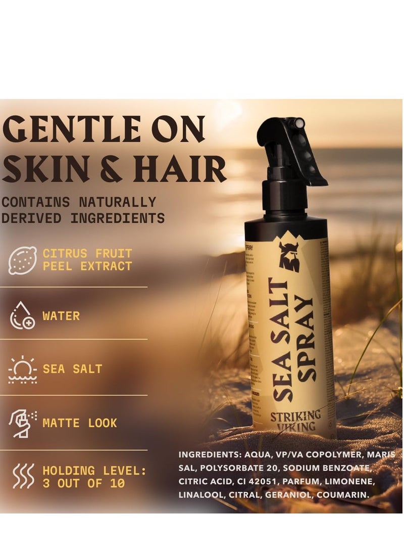 Striking Viking Sea Salt Spray for Men, Citrus Scent, Hair Texturizing Spray - Volumizing, Curl Enhancing, Shape & Hold, 6.76 fl Oz, Paraben Free, Made in Germany - pzsku/Z65EA59F27A1309789487Z/45/_/1732539711/dbe07eb8-796b-4a01-b86a-557bf9e9bb0b