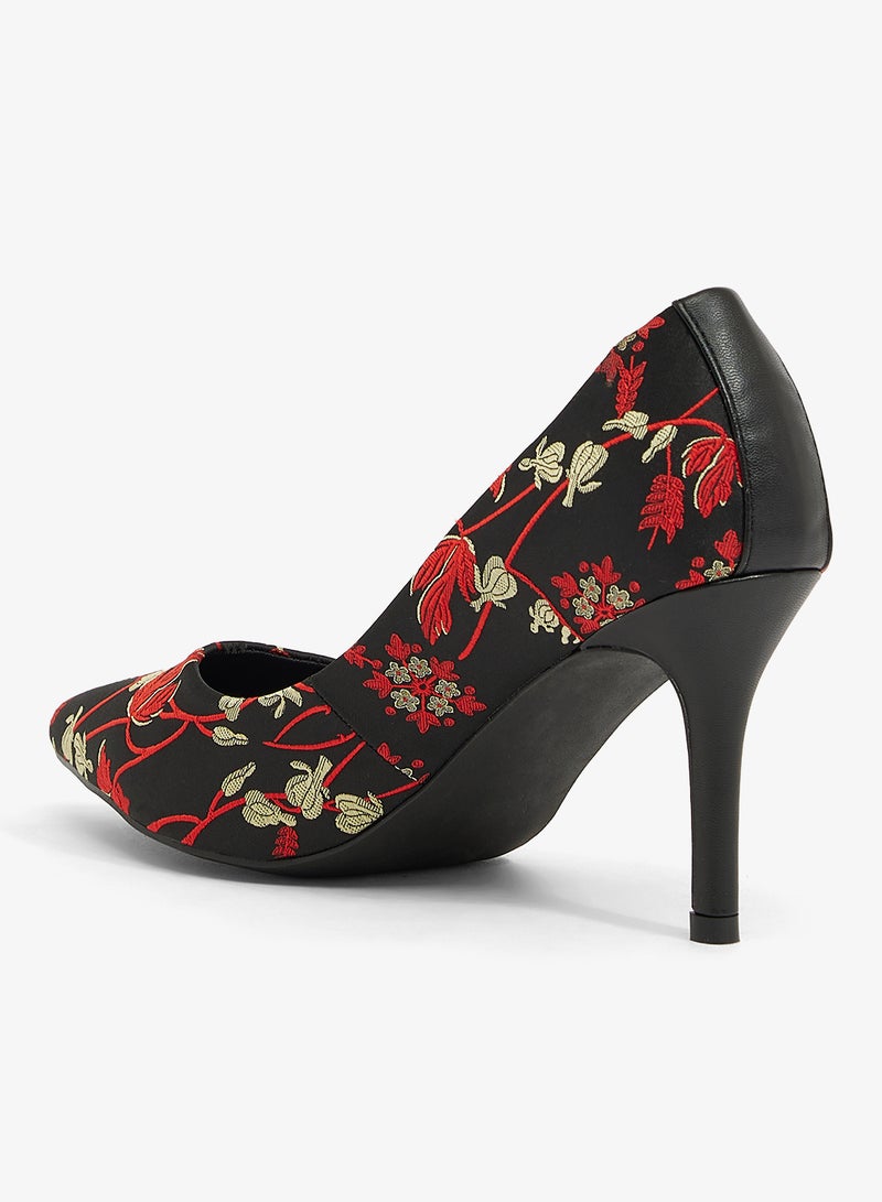 Anne Michelle High Heeled Pointed Pump - Image 3