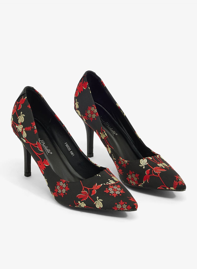 Anne Michelle High Heeled Pointed Pump - Image 4