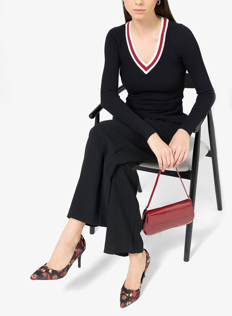 Anne Michelle High Heeled Pointed Pump - Image 5