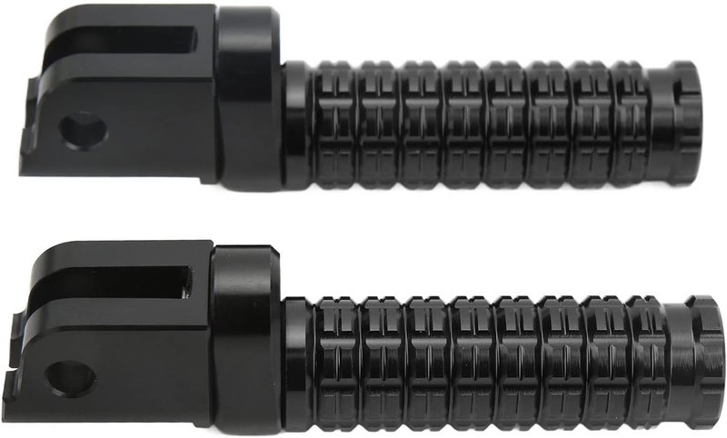 مساند قدم السائق لـ Benelli Leoncino 500 800، دواسات الراحة الأمامية للدراجة النارية بسطح مضاد للانزلاق، مساند قدم من سبائك الألومنيوم CNC T6063 كبديل لـ Leoncino 502C 752S (أسود) - Image 1