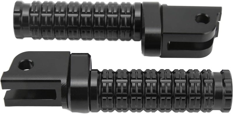 مساند قدم السائق لـ Benelli Leoncino 500 800، دواسات الراحة الأمامية للدراجة النارية بسطح مضاد للانزلاق، مساند قدم من سبائك الألومنيوم CNC T6063 كبديل لـ Leoncino 502C 752S (أسود) - Image 4