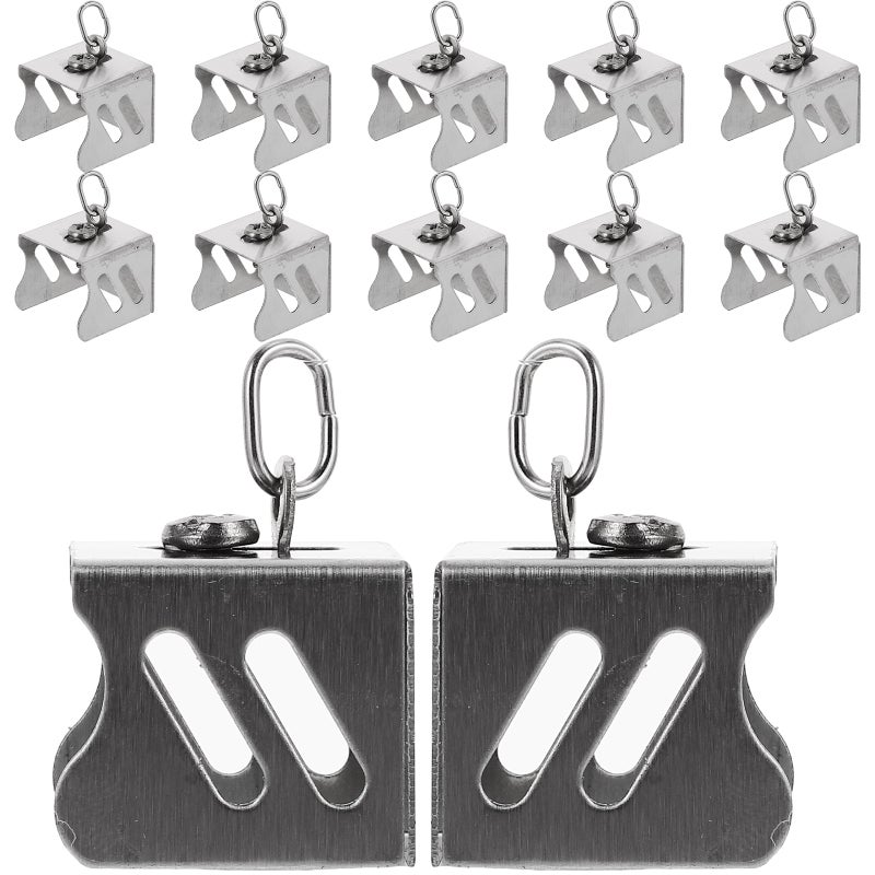 20pcs Window Curtain Rod End Stainless Steel Sealing Plug Curtain Rod Finials - Image 1