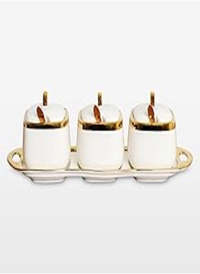 LA MAYA Spice set 3 pieces in tray, GX-22-WS Porcelain White - pzsku/Z65EAD73853B101D59D5FZ/45/_/1724097958/29e1ce3f-66f4-4c69-b32f-41a72aff71e1