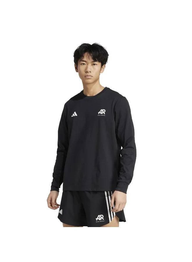 Adidas Adidas Otr Ar Ls Uni Black T-Shirt (Long Sleeve) T-Shirts For Unisex
