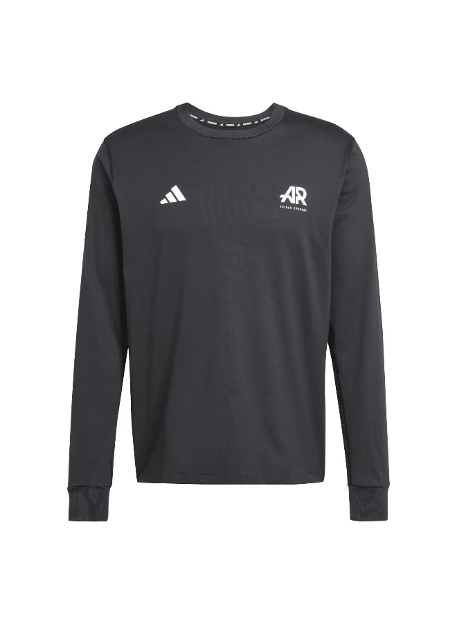 Adidas Adidas Otr Ar Ls Uni Black T-Shirt (Long Sleeve) T-Shirts For Unisex