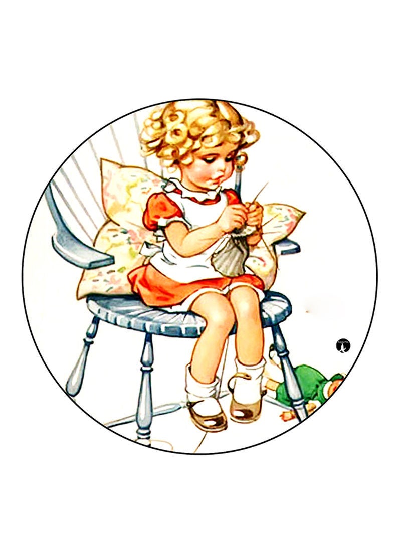 RKN Vintage Art Printed Mouse Pad  Multicolour