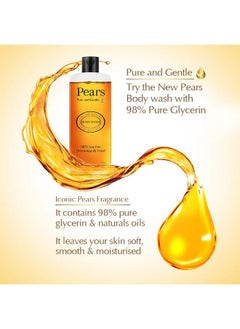Pears Pure And Gentle Body Wash 250 Ml 98% Pure Glycerin Liquid Shower Gel Crafted With Natural Oils For Glowing Skin Paraben Free & 100% Soap Free  - Image 4