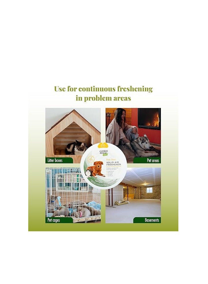 سيتريس ماجيك معطر هواء صلب ممتص لرائحة الحيوانات الأليفة من الحمضيات، الحمضيات الطازجة، 8 أونصة - Image 4
