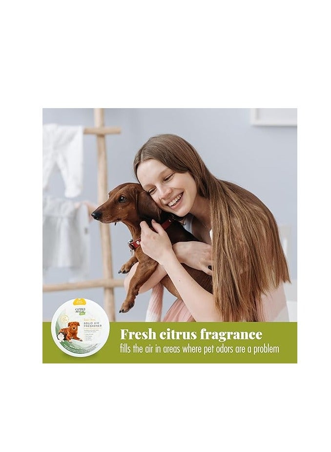 سيتريس ماجيك معطر هواء صلب ممتص لرائحة الحيوانات الأليفة من الحمضيات، الحمضيات الطازجة، 8 أونصة - Image 3