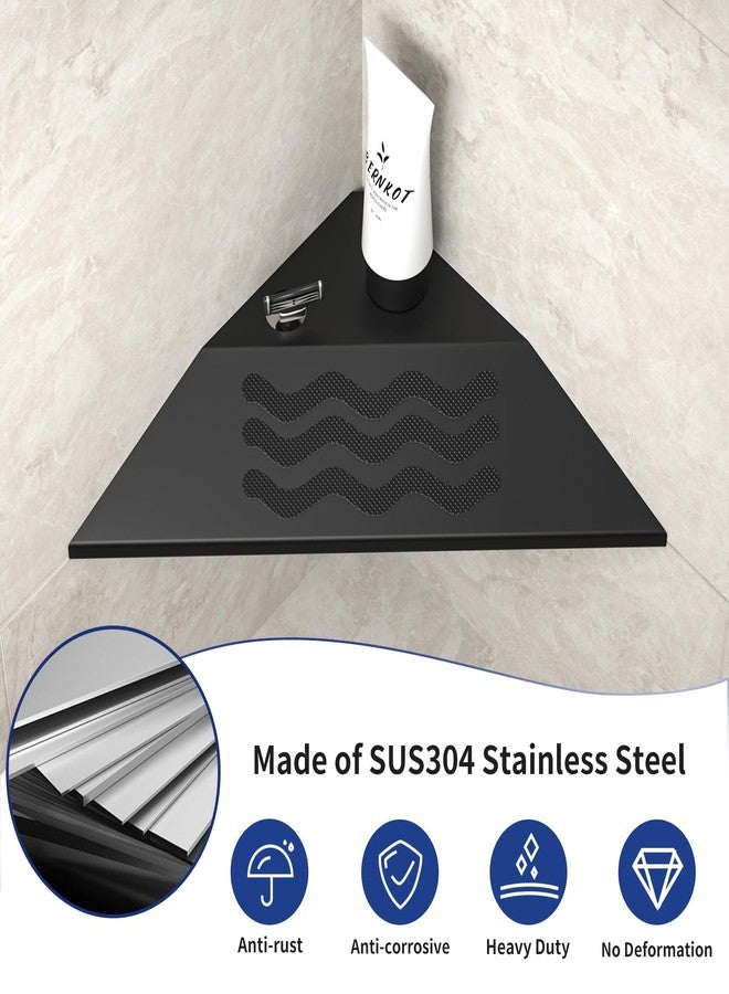 Bernkot 10'' Corner Foot Rest for Shaving Legs, 304 Stainless Steel Grout in Footrest with Shaving Holder, Recessed Designed Foot Ledge for Bathroom Shower - Image 5