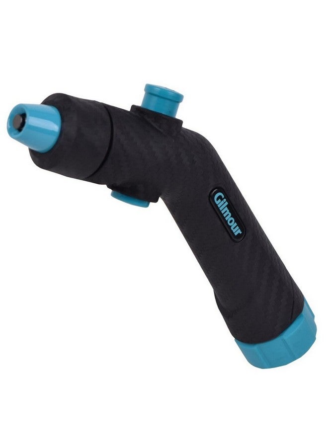 Gilmour Heavy Duty Push Button Control Adjustable Garden Hose Nozzle with Swivel Connect Dark Grey and Blue 22 x 12 x 3.5 cm 885502-1001 - Image 2