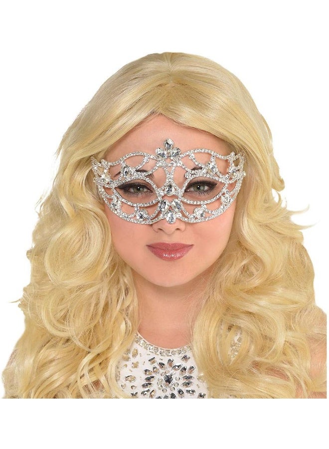 Amscan قناع أMSCAN 8400378 كريستال فيليغري 1 قطعة - Image 2