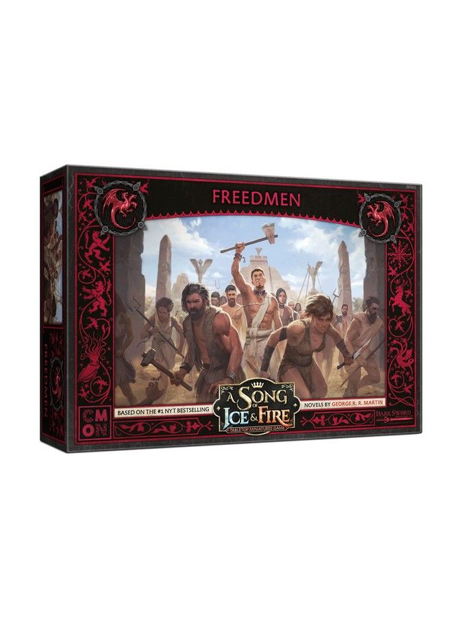 CMON A Song Of Ice And Fire Tabletop Miniatures Freedmen Unit Box ; Strategy Game For Teens And Adults ; Ages 14+ ; 2+ Players ; Average Playtime 4560 Minutes ; Made - Image 1
