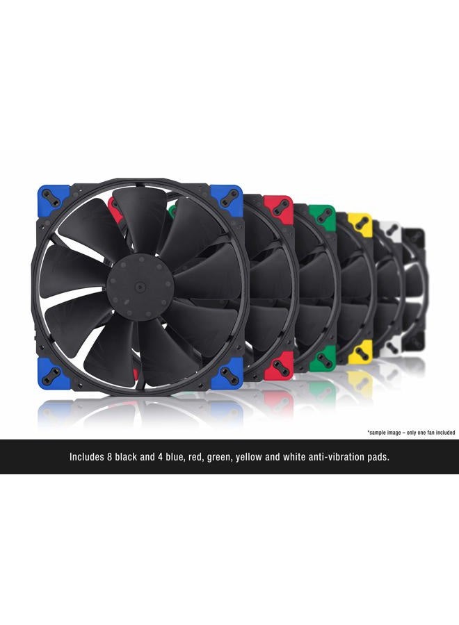 NOCTUA NF-A20 PWM chromax.black.swap، مروحة هادئة متميزة، 4 دبابيس (200x30 مم، أسود) - Image 5
