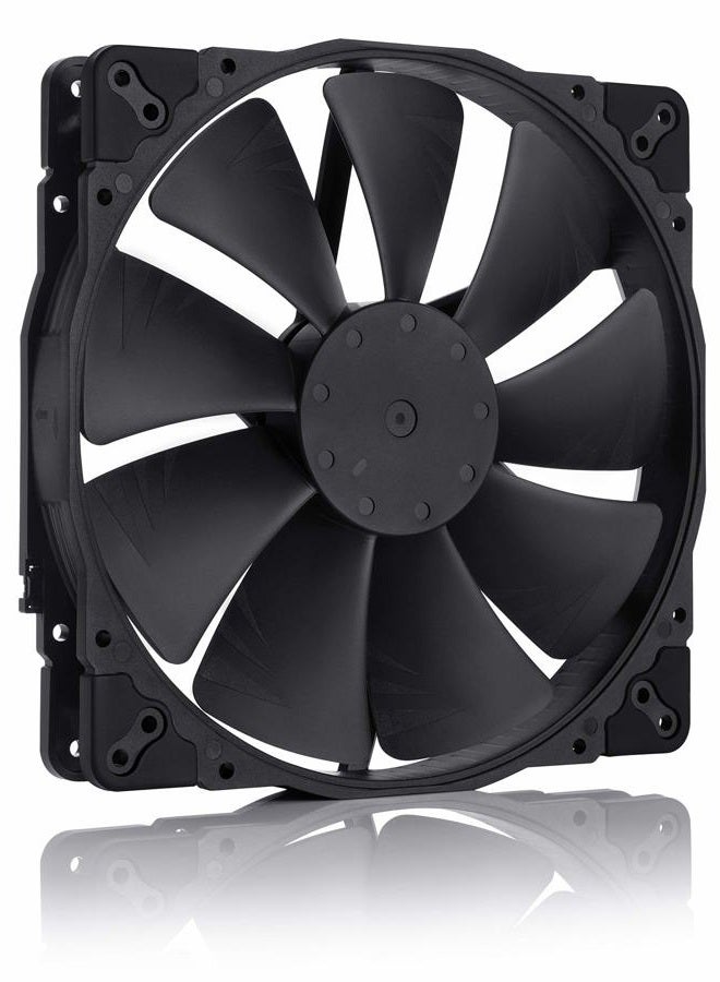 NOCTUA NF-A20 PWM chromax.black.swap، مروحة هادئة متميزة، 4 دبابيس (200x30 مم، أسود) - Image 3