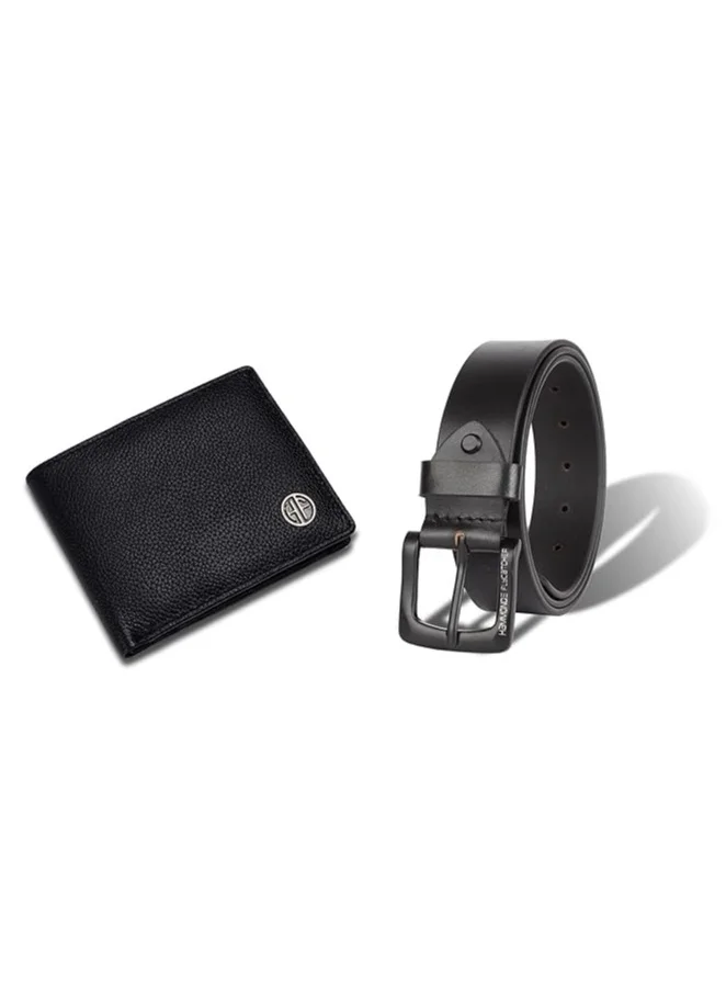 HAMMONDS FLYCATCHER Gift for Men Combo - Genuine Leather Wallet and Belt Combo for Men - Leather Belt for Men - Birthday Special & Unique Gift Ideas for Husband, Boyfriend, Father (F6YR)