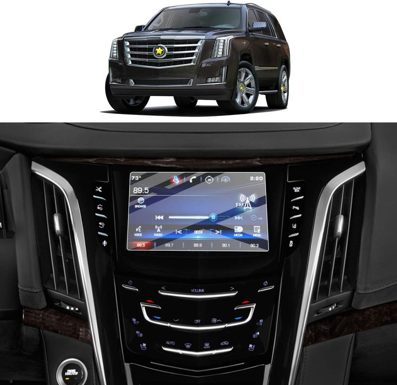 SKTU Screen Protector for 2015-2020 Cadillac Escalade CUE 8" Navigation Display - Tempered Glass - Image 1