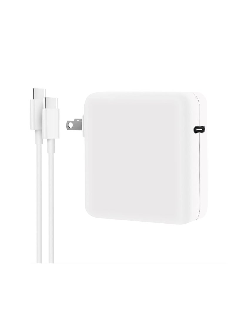 96W USB-C MacBook Pro Charger | Fast Charging Power Adapter with 2.2m USB-C to USB-C Cable – Compatible with MacBook Pro/Air & iPad Pro - Image 1