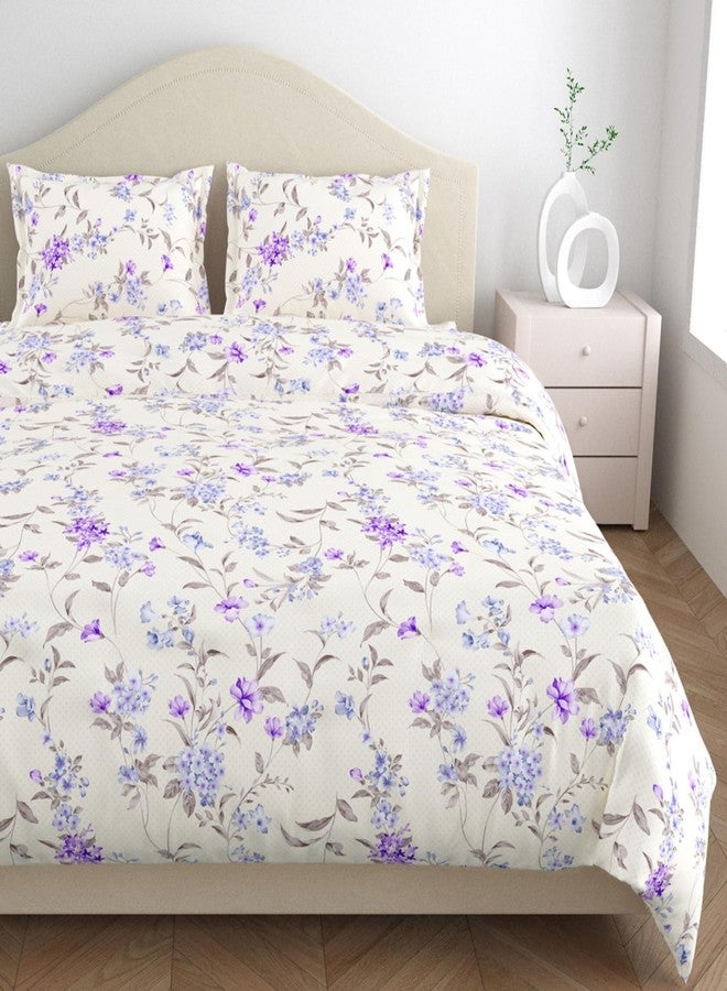 haus & kinder ملاءات سرير مزدوجة من هاوس آند كيندر | ملاءة سرير مسطحة بحجم كوين مع غطائي وسادة | ملاءة سرير فائقة النعومة لسرير مزدوج (100 × 90 بوصة) - نورديك هيفن - Image 2