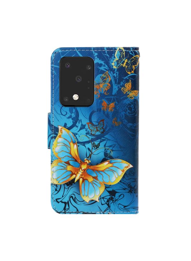 Zaboon Case For Galaxy S20 Ultra 3D Colored Drawing Horizontal Flip PU Leather Case with Holder & Card Slots & Wallet - Image 3