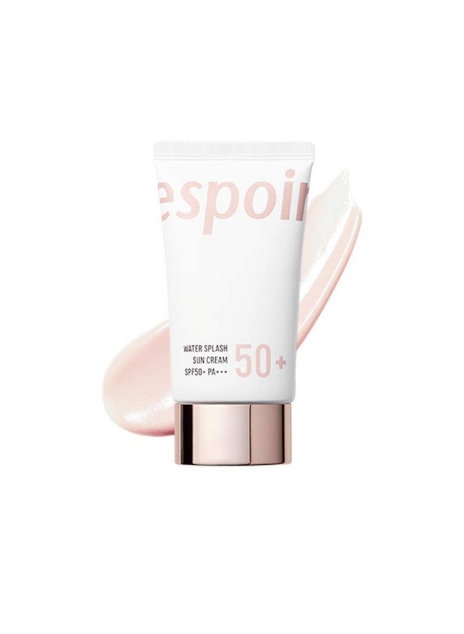 Spoir Water Splash Sun Cream Original 60Ml Spf50+Pa+++ ; Water Dropletbursting Moisture Bomb Sunscreen For A Refreshing Feeling Up While Keeping The Moisture ; Korean Makeup