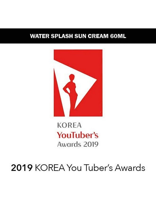 Spoir Water Splash Sun Cream Original 60Ml Spf50+Pa+++ ; Water Dropletbursting Moisture Bomb Sunscreen For A Refreshing Feeling Up While Keeping The Moisture ; Korean Makeup