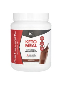 Ketologic KetoLogic, KetoMeal, Meal Replacement, Chocolate, 1.8 lb (828 g)  - Image 1