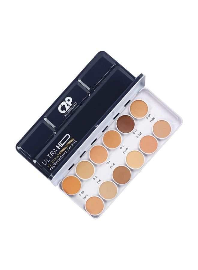 C2P PROFESSIONAL MAKEUP Cover & Cream Conceal Derma Base Palette Water & Sweat Proof Long Lasting Matte Finish Color Corrector Concealer & Full Coverage Foundation Makeup Base In 12 Shades - Image 3