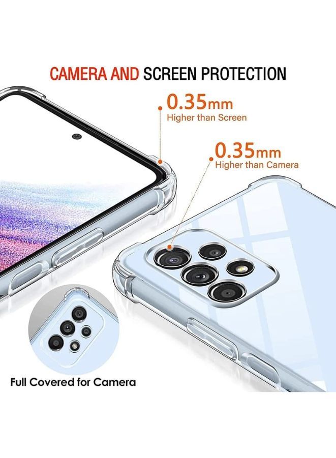 Galaxy A33 5G Back Cover Case | Ultra Clear Soft Case | Best Camera Protection | Inbuilt Dust Plugs & Anti-Slip Grip | Slim & Protective Back Case Cover for Samsung Galaxy A33 5G Clear - Image 4