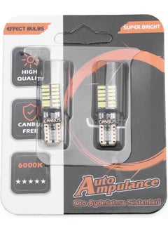 Eraks T10 24 LED White Bottomless Parking LED Parking Bulb - White  - Image 4