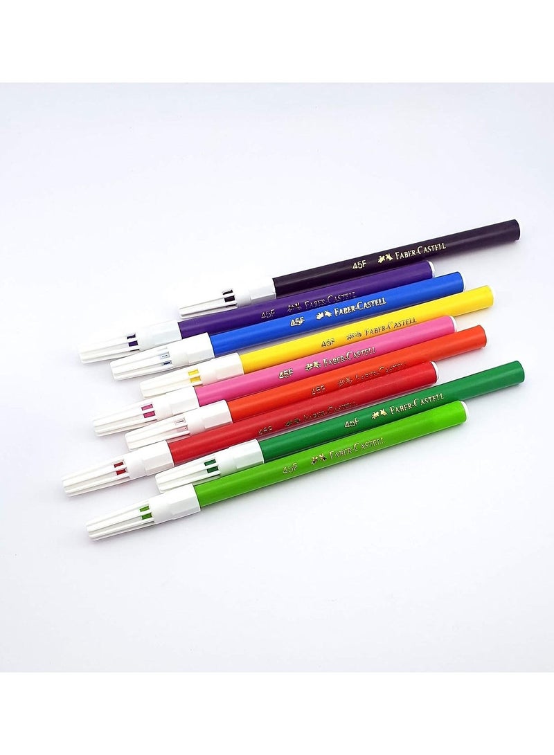 FABER-CASTELL طقم قرطاسية تلوين مكون من 37 قطعة متعدد الألوان - Image 2