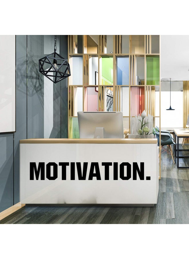Tenare 4 Pieces Gym Wall Decal Motivation Vinyl Wall Decals Be Stronger Than Your Excuses Sticker Don't Wish for it Work for it Large Gym Never Give Up Wall Quote Sticker for Home Gym Yoga Exercise Fitness  - Image 2