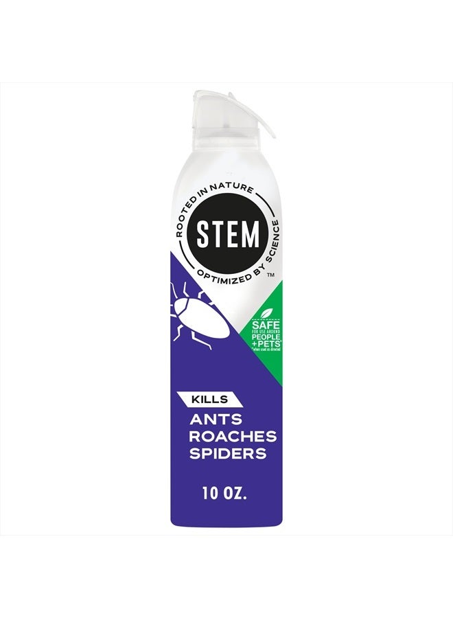 STEM Stem Kills Ants, Roaches And Spiders: Plant-Based Active Ingredient Bug Spray, Botanical Insecticide For Indoor And Outdoor Use; 10 fl oz (Pack Of 1) - Image 1