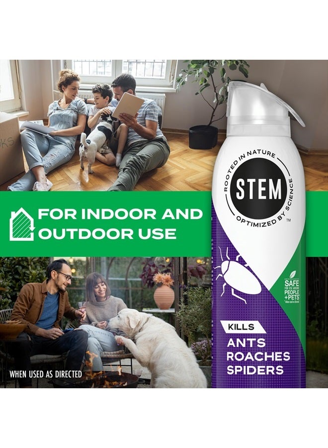 STEM Stem Kills Ants, Roaches And Spiders: Plant-Based Active Ingredient Bug Spray, Botanical Insecticide For Indoor And Outdoor Use; 10 fl oz (Pack Of 1) - Image 4